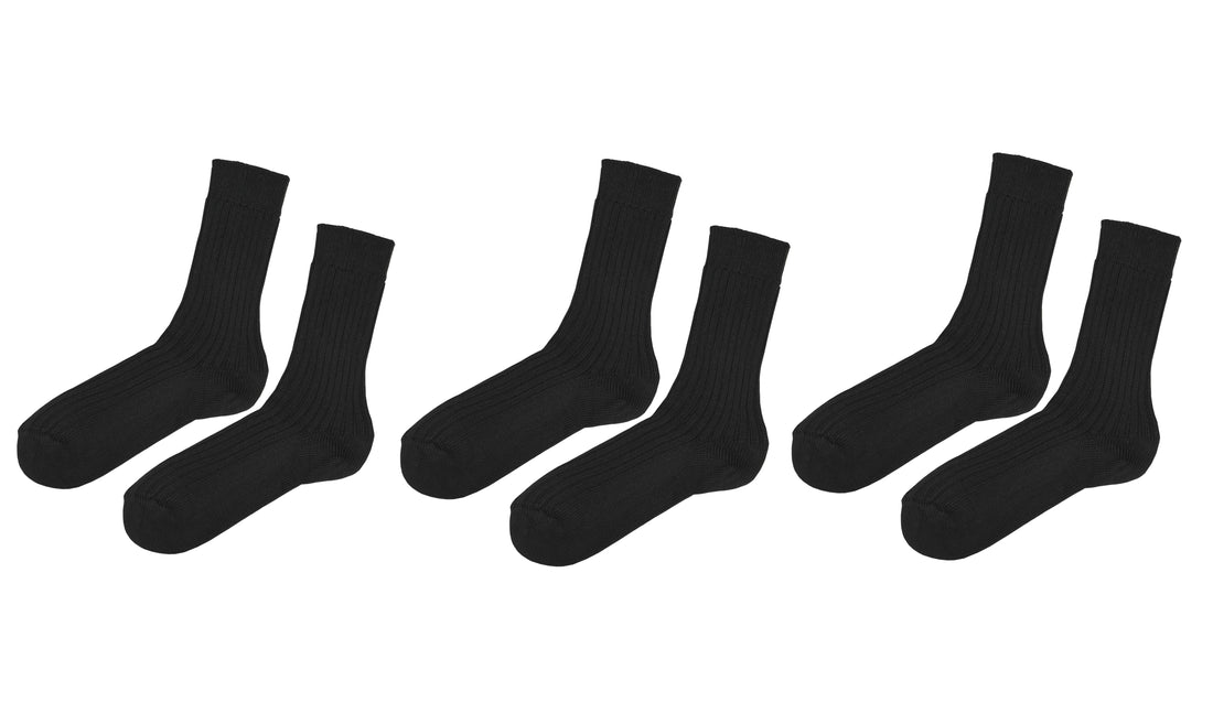 tittimitti® 100% Women’s Organic Cotton Boot Socks 3-Pack – Thick Warm Winter Crew Socks (Made in Italy)