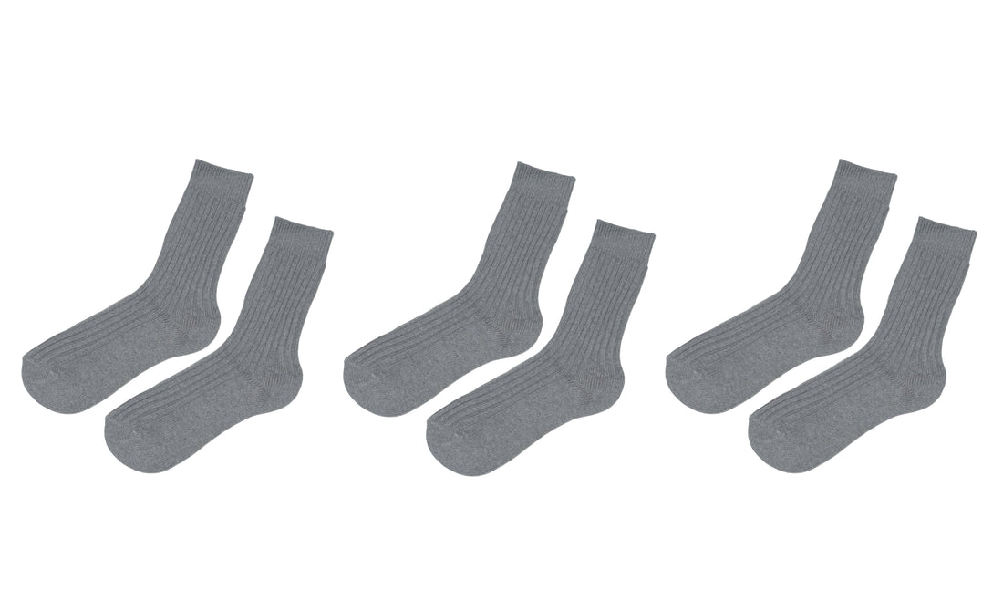 tittimitti® 100% Women’s Organic Cotton Boot Socks 3-Pack – Thick Warm Winter Crew Socks (Made in Italy)