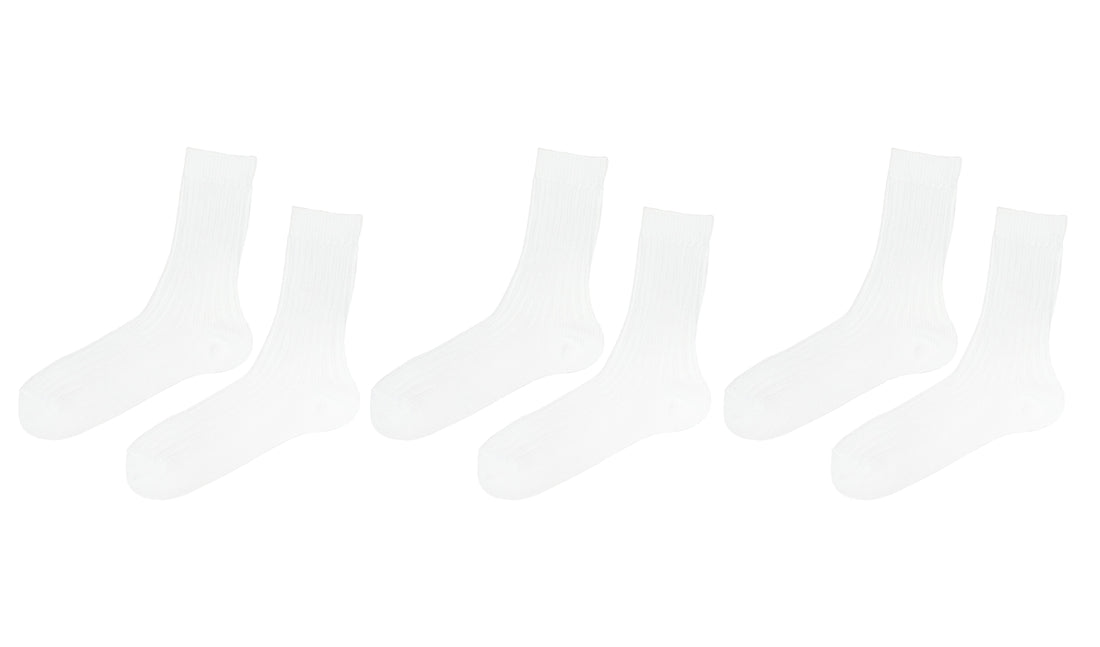 tittimitti® Men’s 100% Organic Cotton Boot Socks 3-Pack – Thick Warm Winter Crew Socks (Made in Italy)