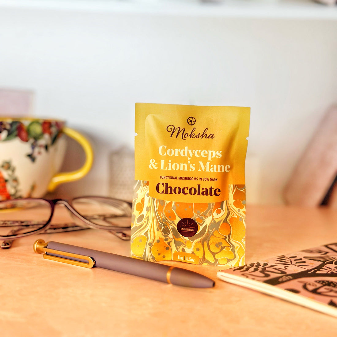 Morning Energy & Focus Mushroom Chocolates with Lion&