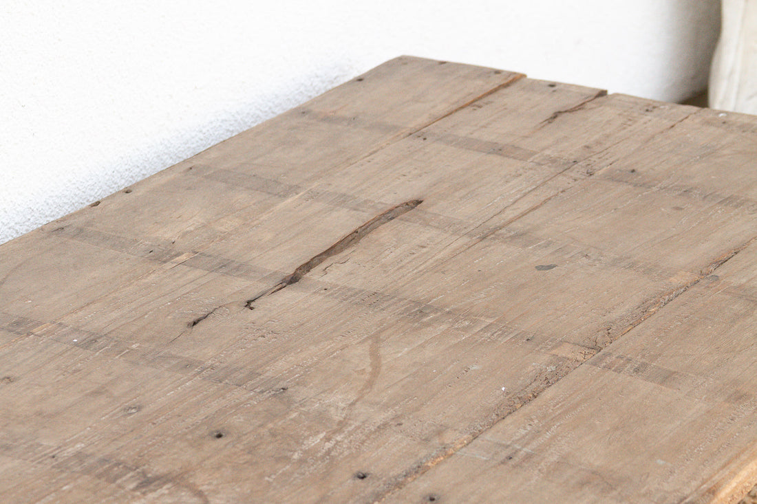 74" Long Antique Heritage Teak Coffee Table