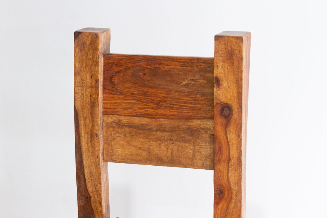 Rustic Tropical Teak Side Chair