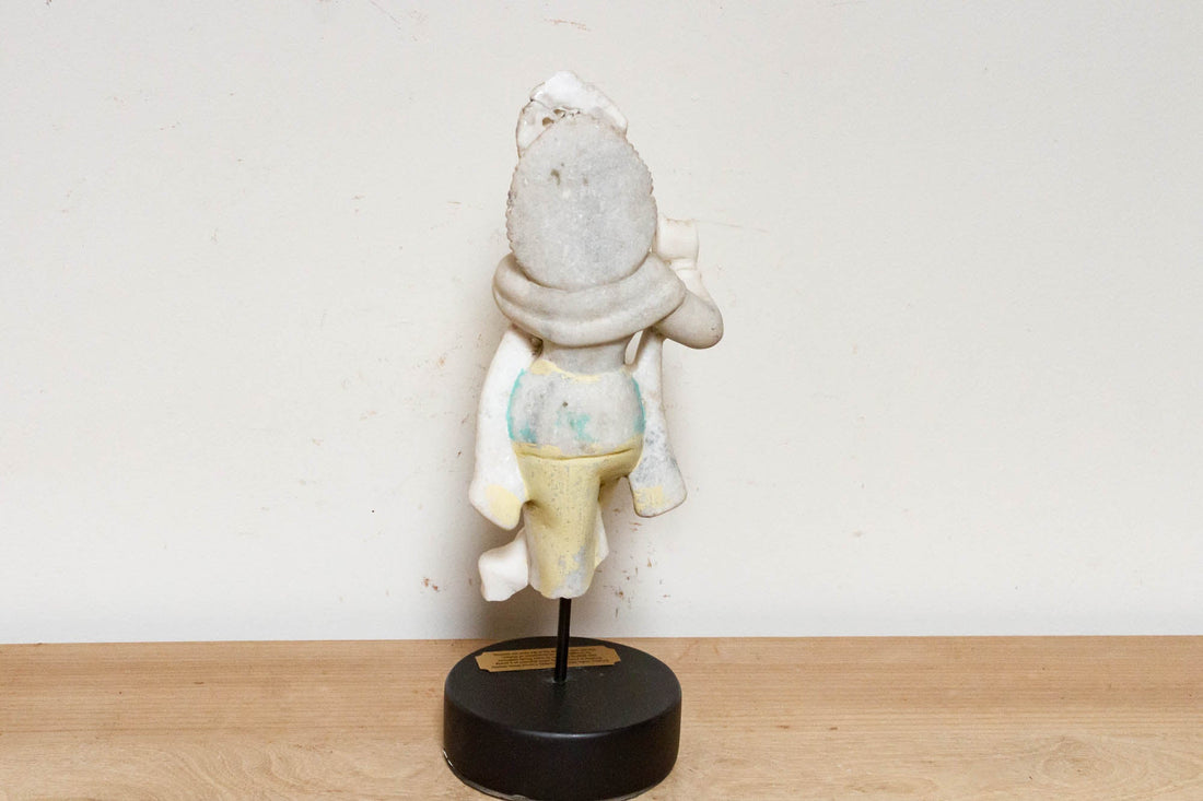 19th Century Exquisite Marble Krishna Statue