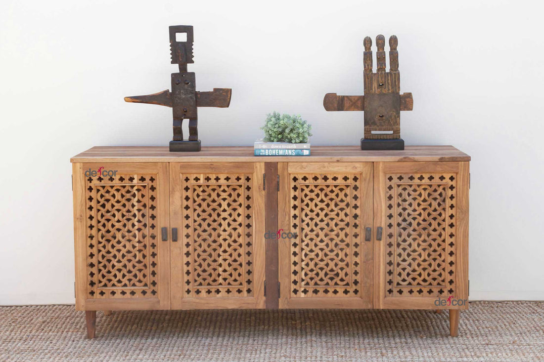 Reclaimed Teak Jali Sideboard