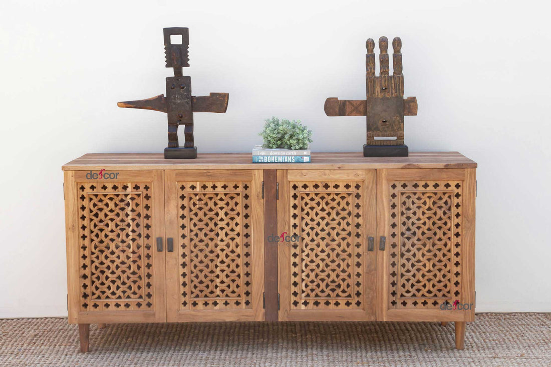 Reclaimed Teak Jali Sideboard