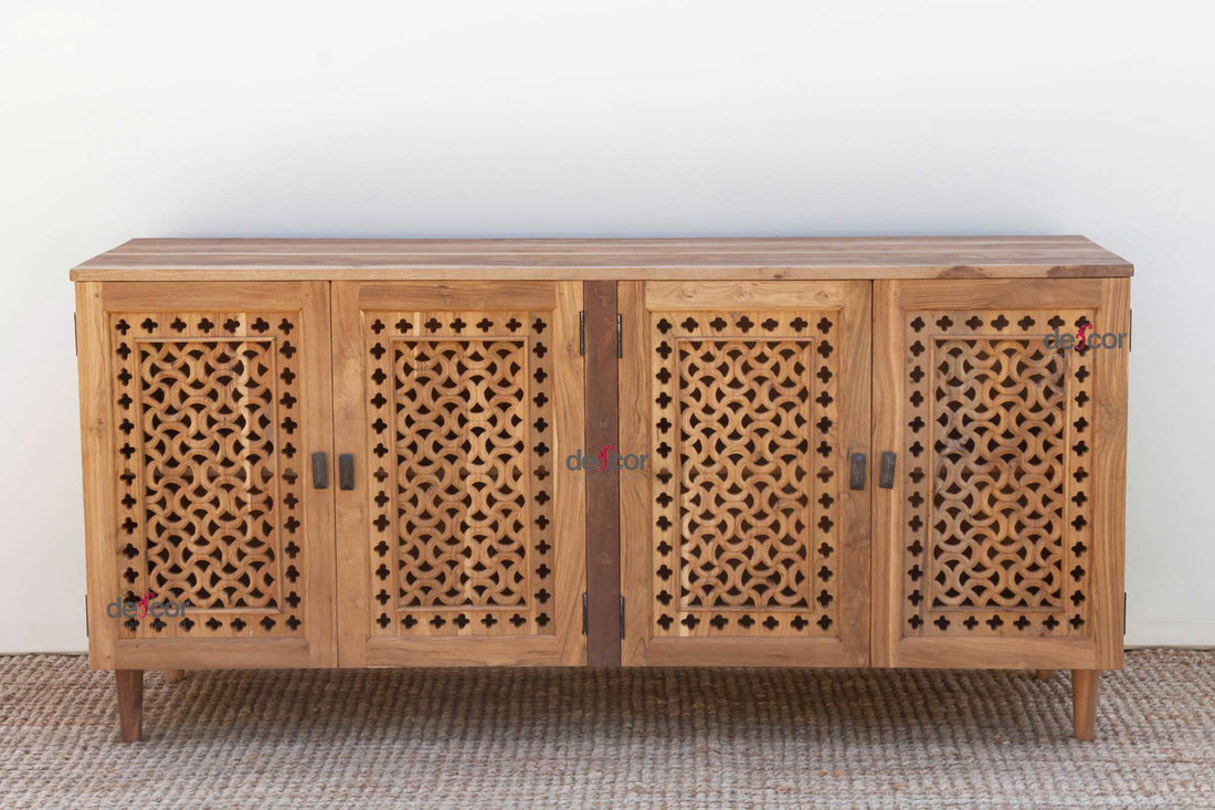 Reclaimed Teak Jali Sideboard