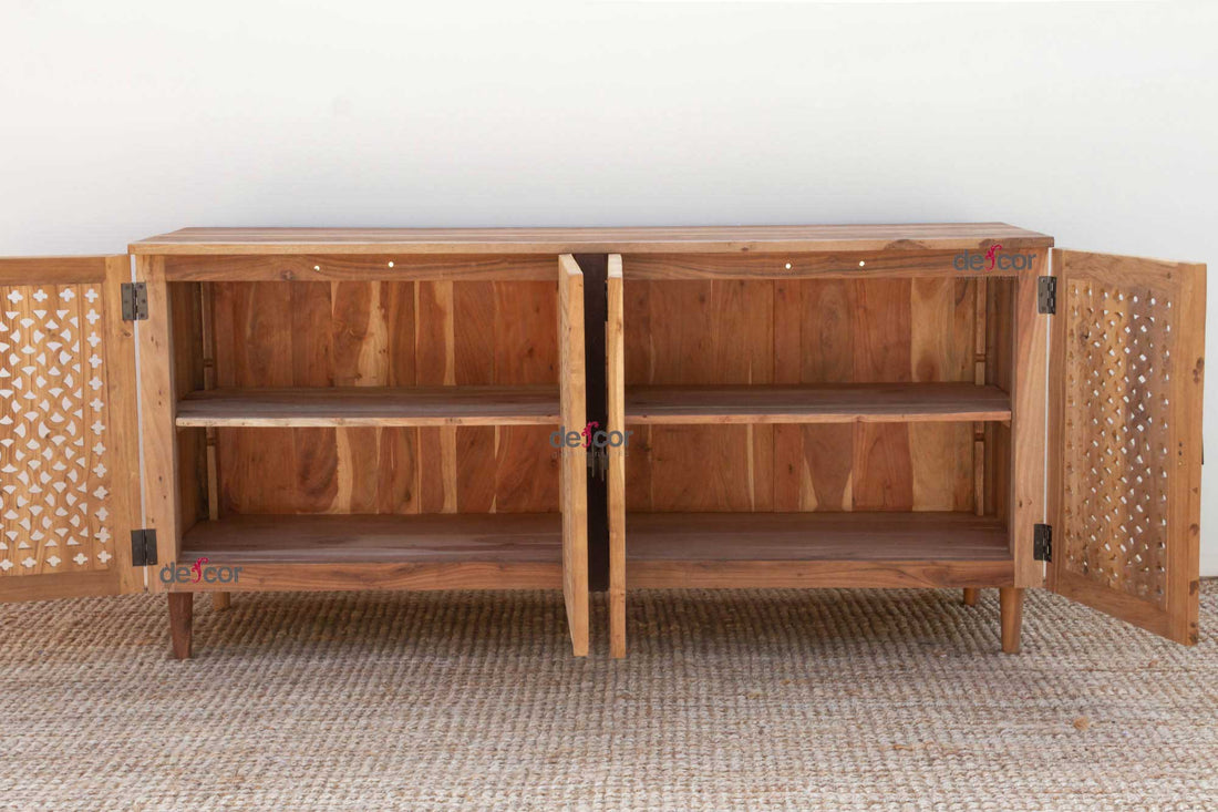 Reclaimed Teak Jali Sideboard