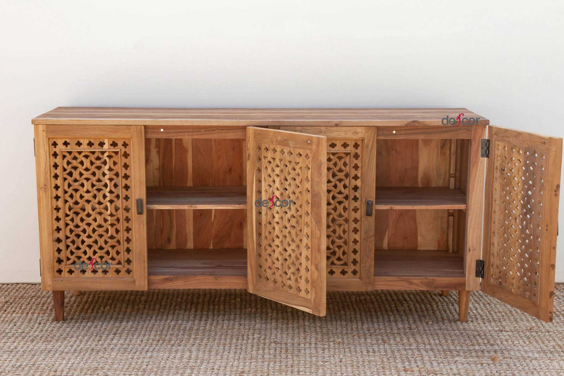 Reclaimed Teak Jali Sideboard
