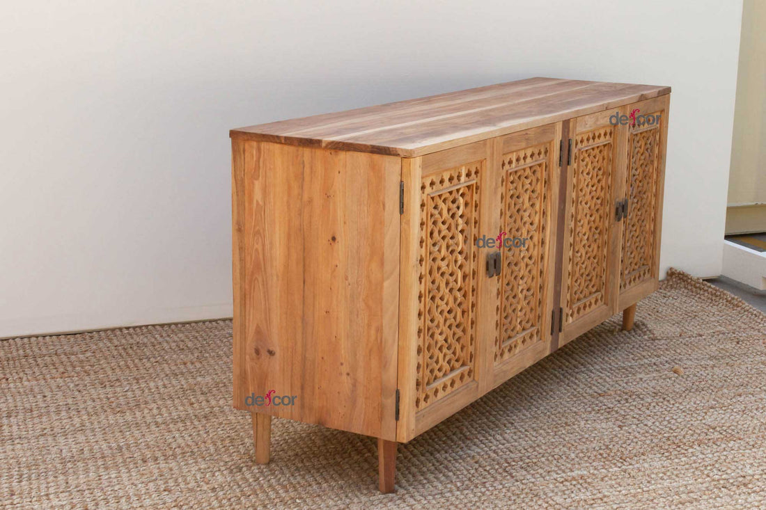 Reclaimed Teak Jali Sideboard