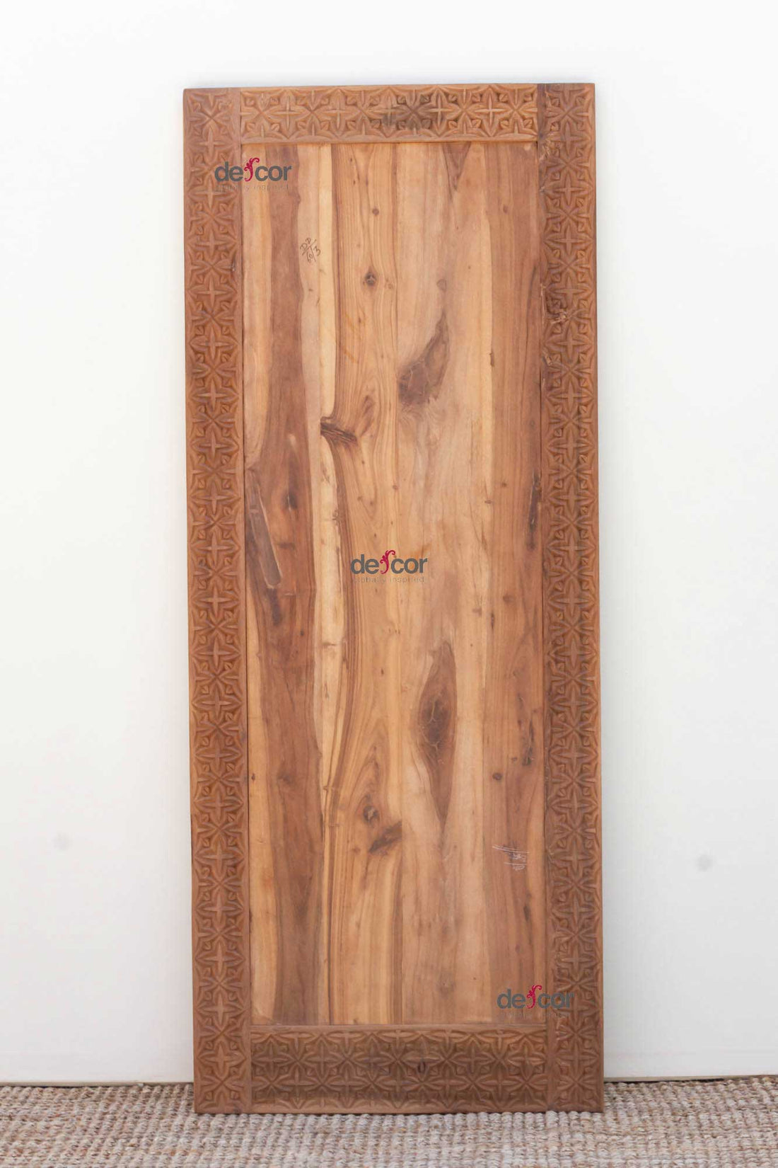 Hand-carved Reclaimed Teak Moorish Medallion Door