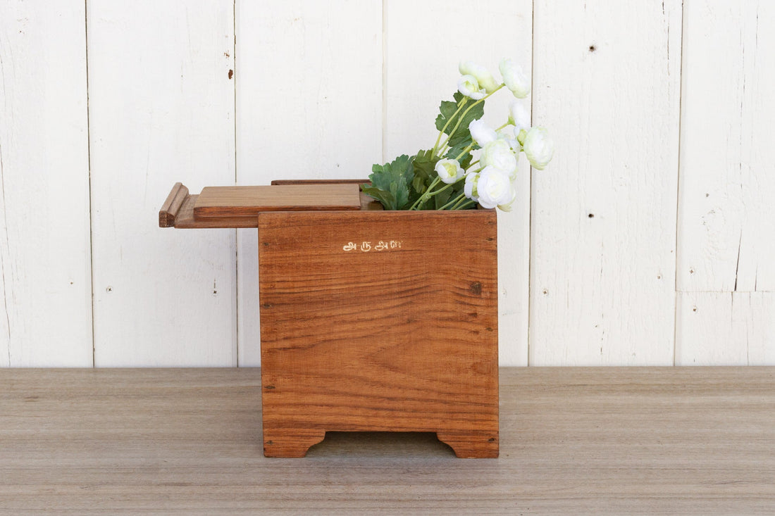 Antique Colonial Teak Chest