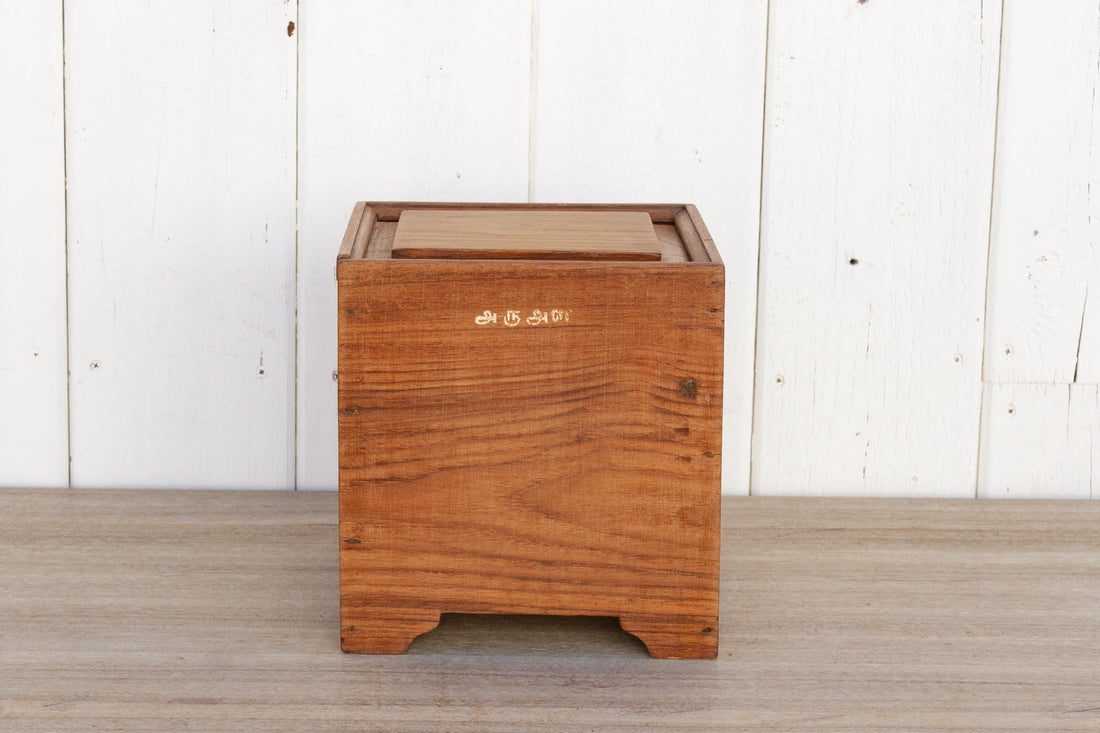 Antique Colonial Teak Chest