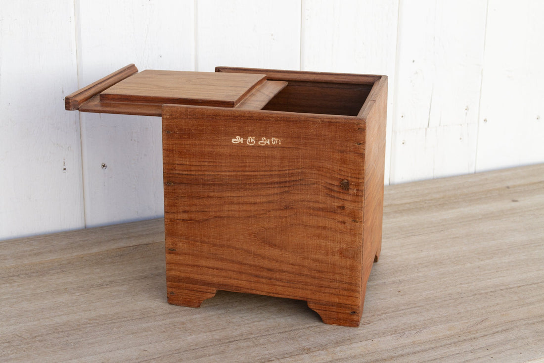 Antique Colonial Teak Chest (Trade)