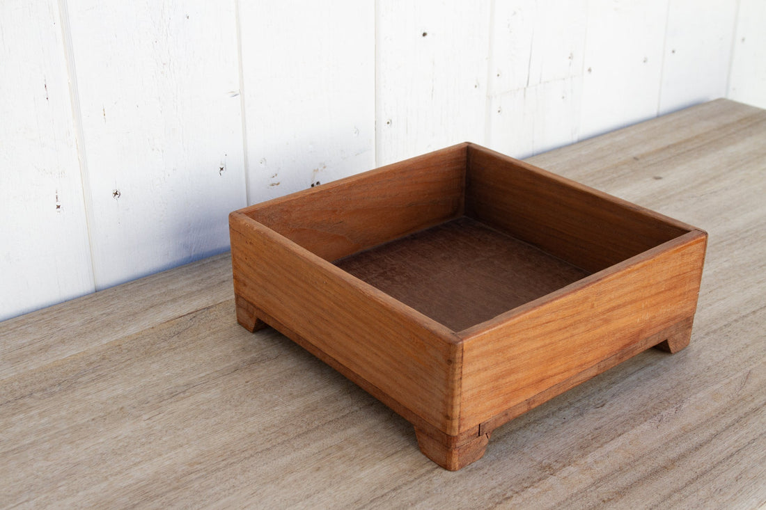 Dutch Colonial Teak Spice Tray