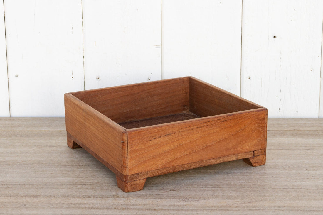 Dutch Colonial Teak Spice Tray