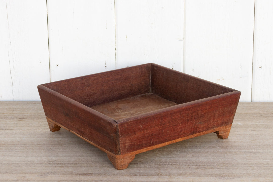 Vintage Colonial Teak Tray (Trade)