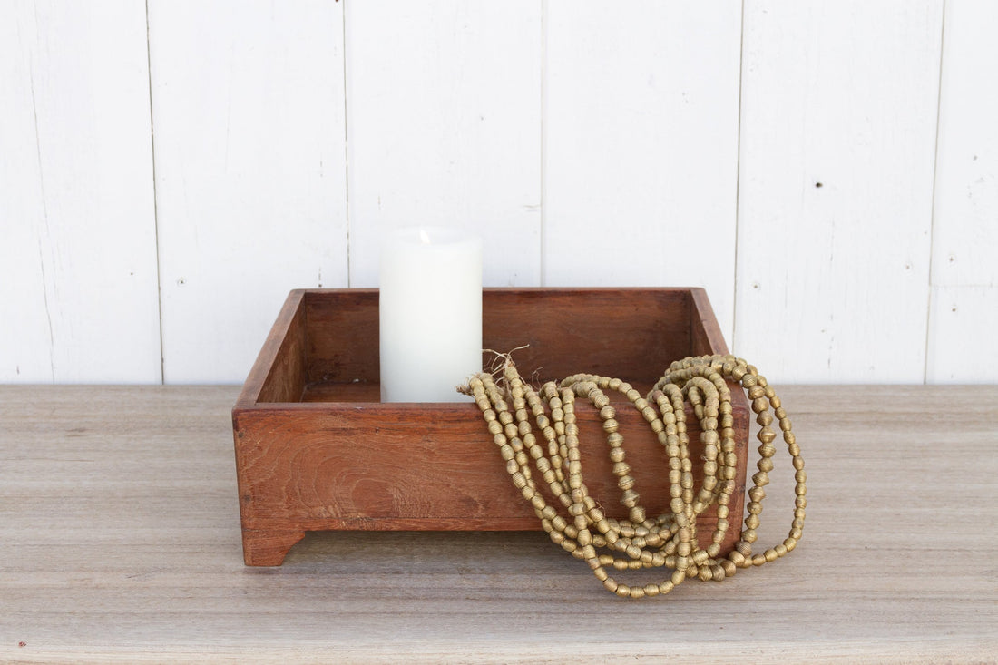 Oxidize Teak Kitchen Tray (Trade)
