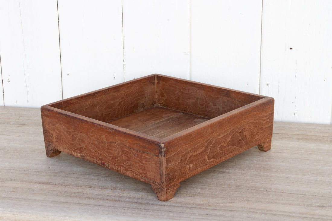 Oxidize Teak Kitchen Tray (Trade)