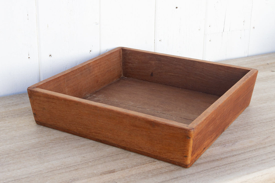 Vintage Teak Indian Tray (Trade)