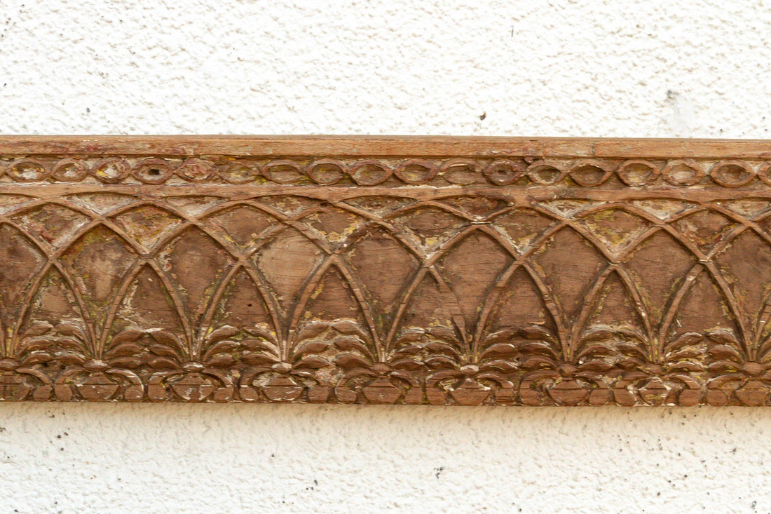 51" Long Arcade Teak Architectural Panel