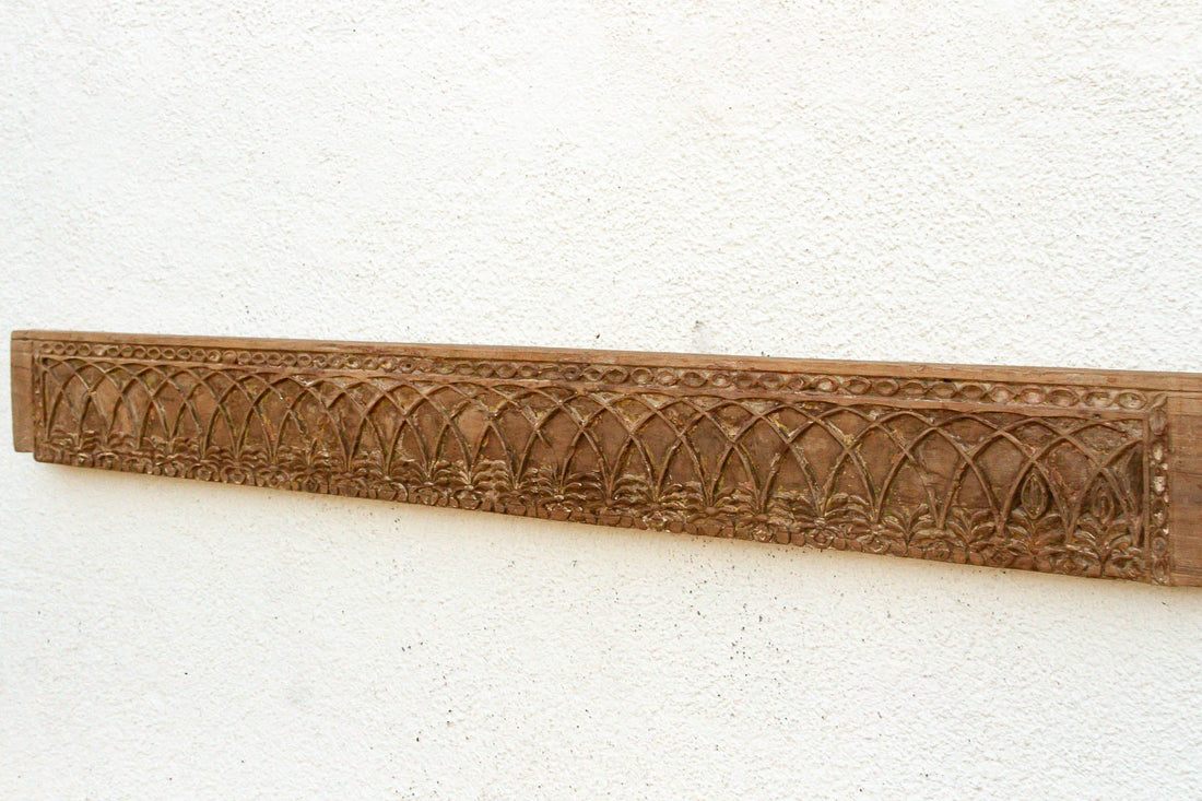 51" Long Arcade Teak Architectural Panel