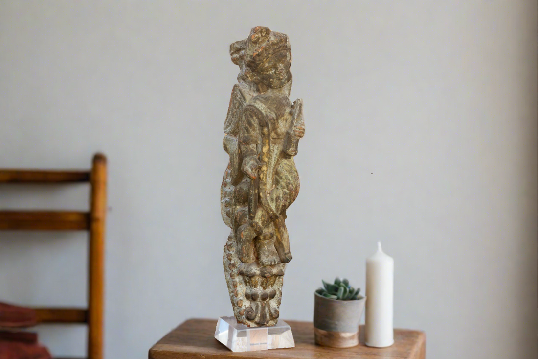 18th Century Indian Krishna Corbel
