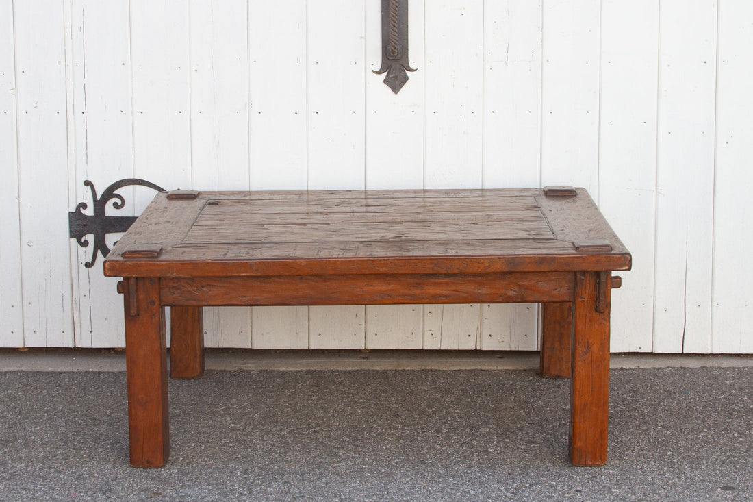 Rustic Teak Wood Bali Coffee Table