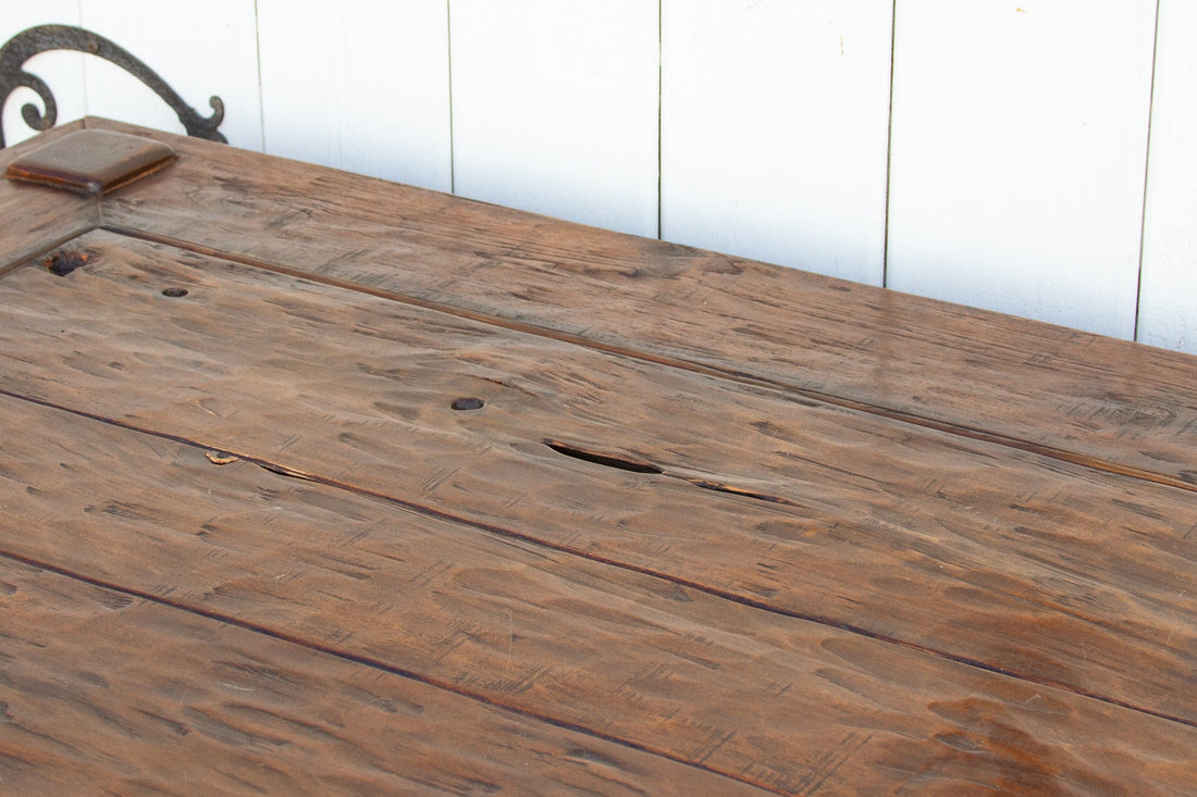 Rustic Teak Wood Bali Coffee Table