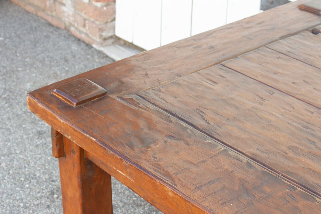 Rustic Teak Wood Bali Coffee Table