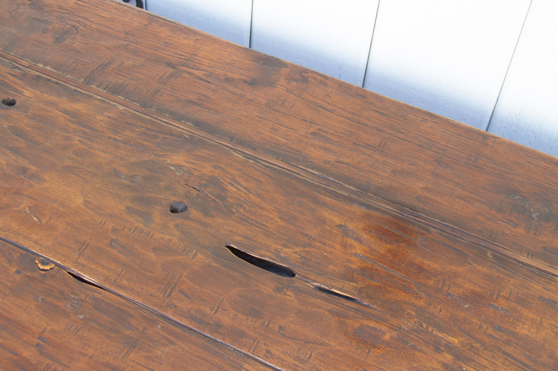 Rustic Teak Wood Bali Coffee Table
