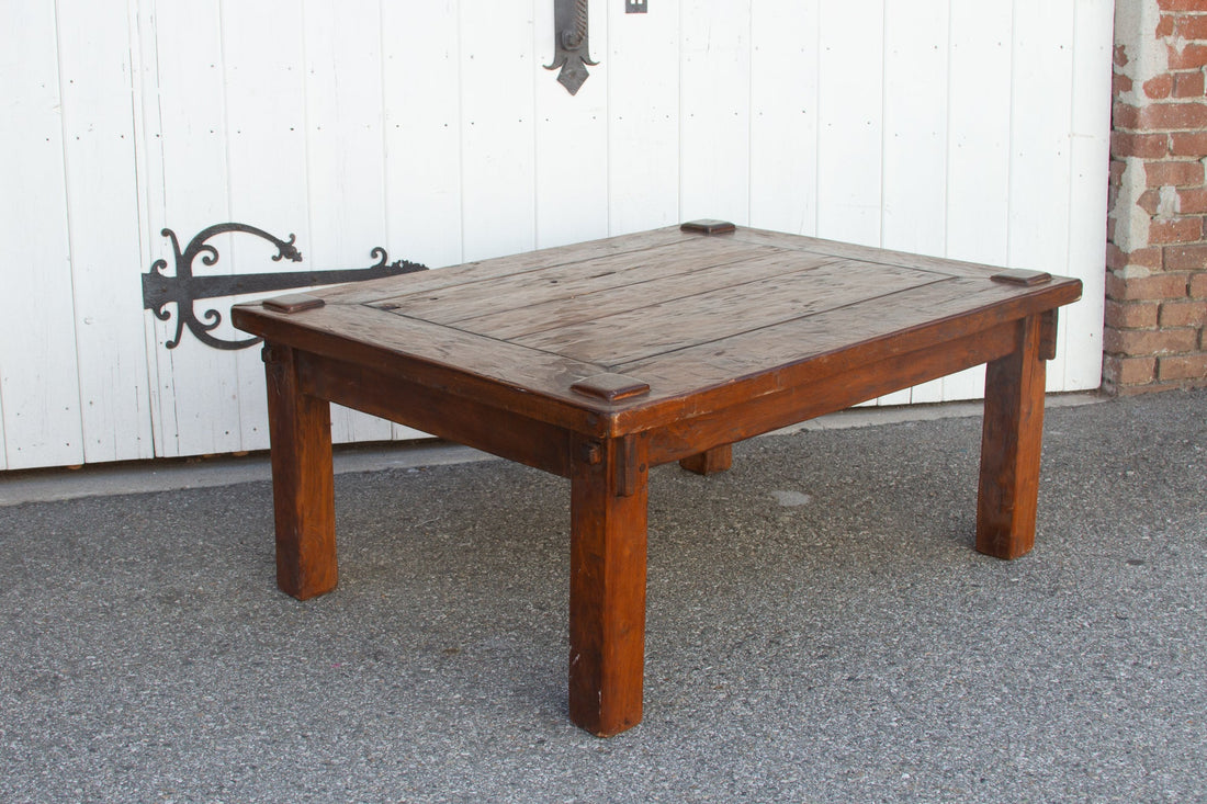 Rustic Teak Wood Bali Coffee Table