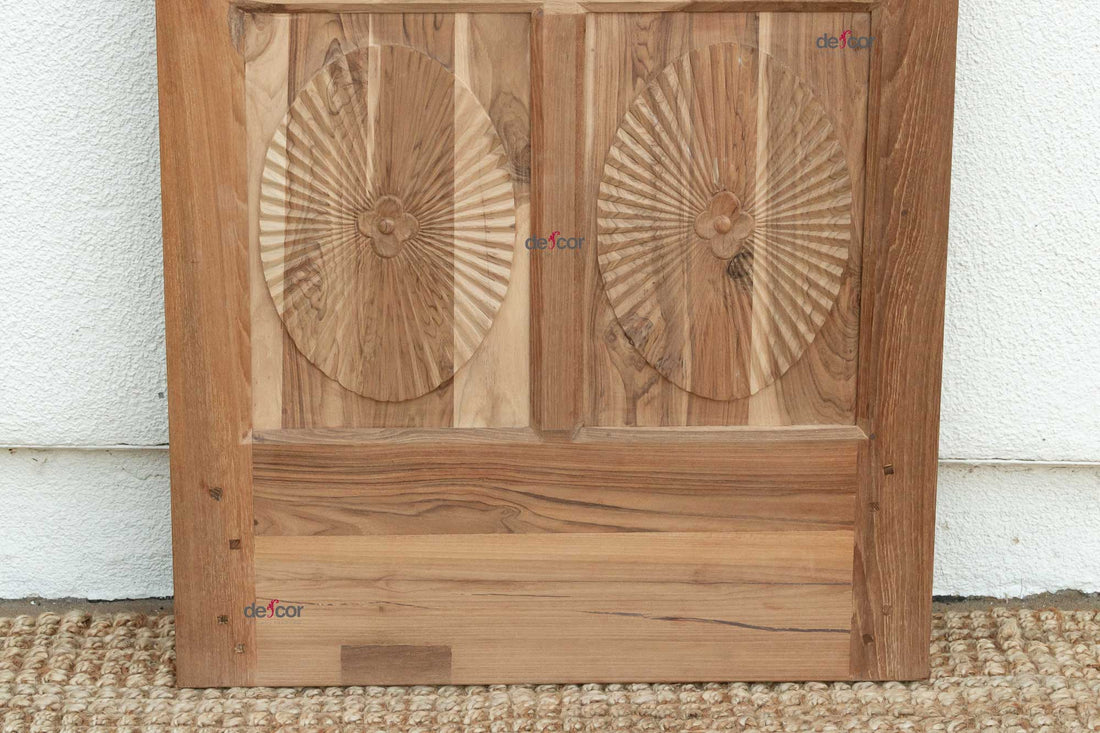 Handcarved Teak Indo-Portuguese Tall Door