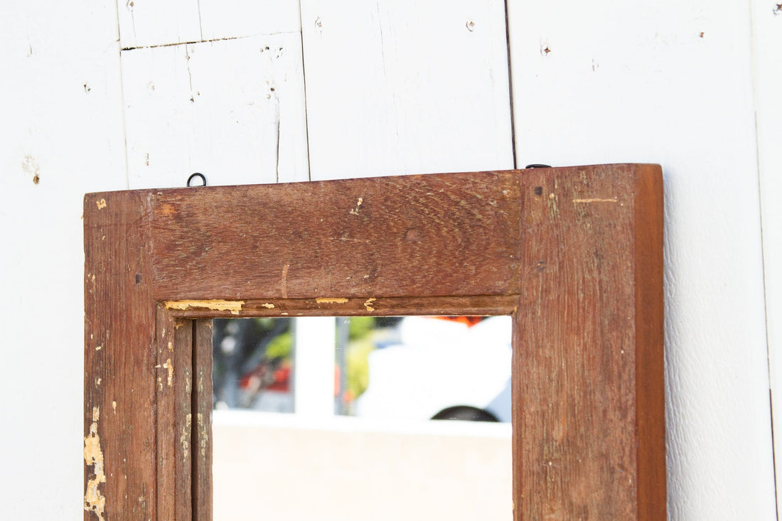 Rustic Teak Wall Mirror (Trade)