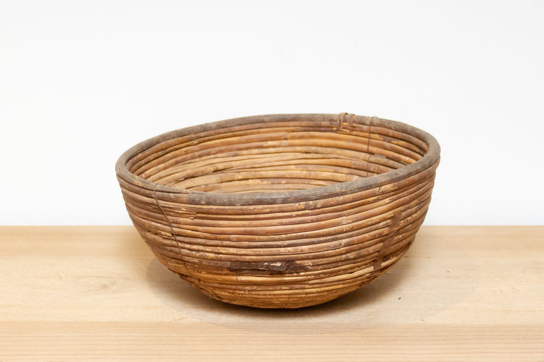 Vintage Wicker Himalayan Basket