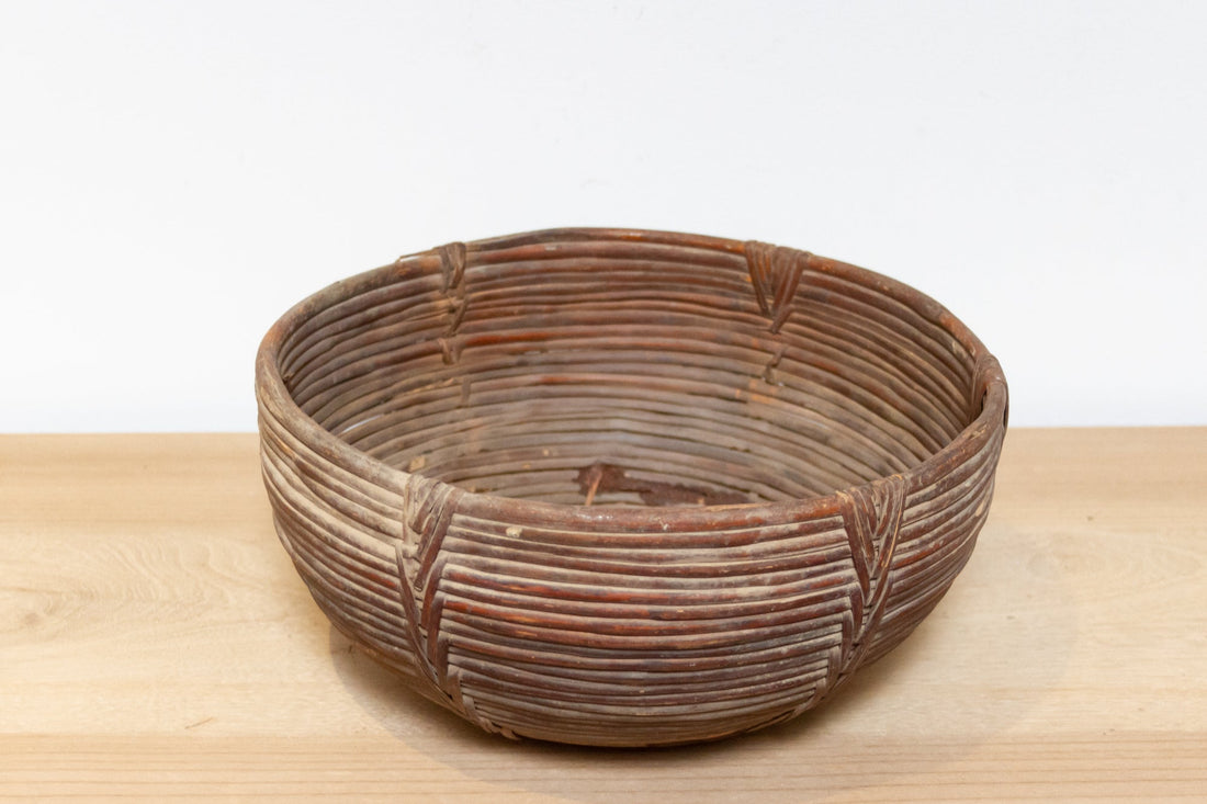 Vintage Farmhouse Wicker Basket