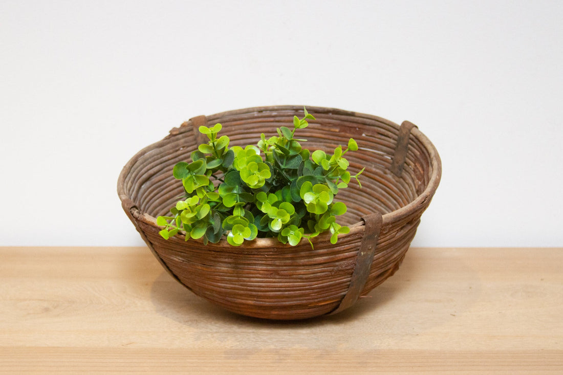 Vintage Farmhouse Wicker Basket-Siliguri