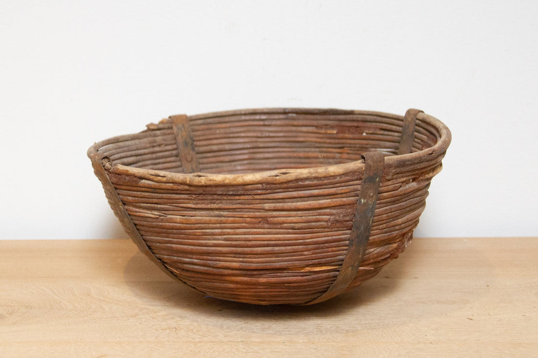 Vintage Farmhouse Wicker Basket-Siliguri