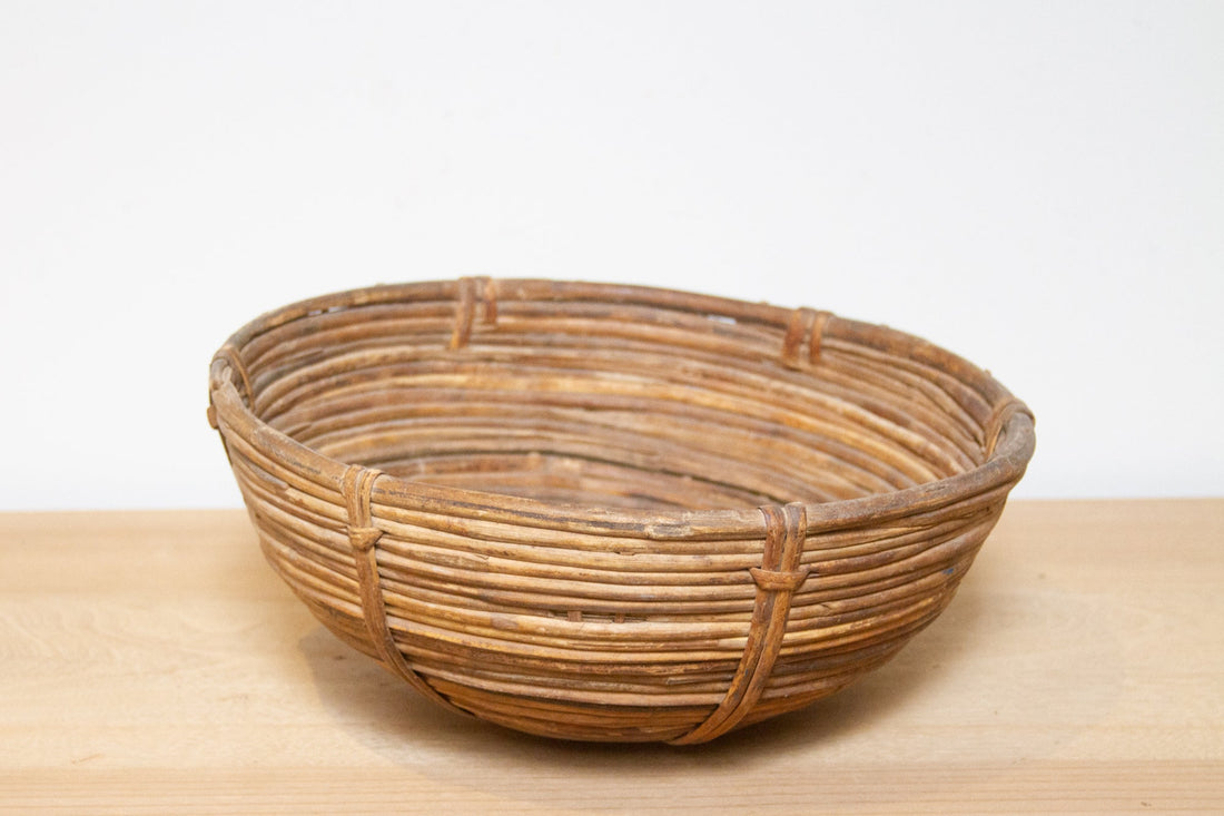 Vintage Farmhouse Wicker Basket-Mirik