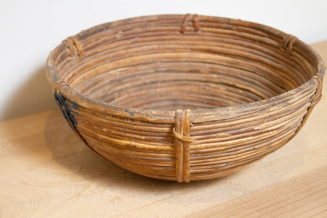 Vintage Farmhouse Wicker Basket-Mirik