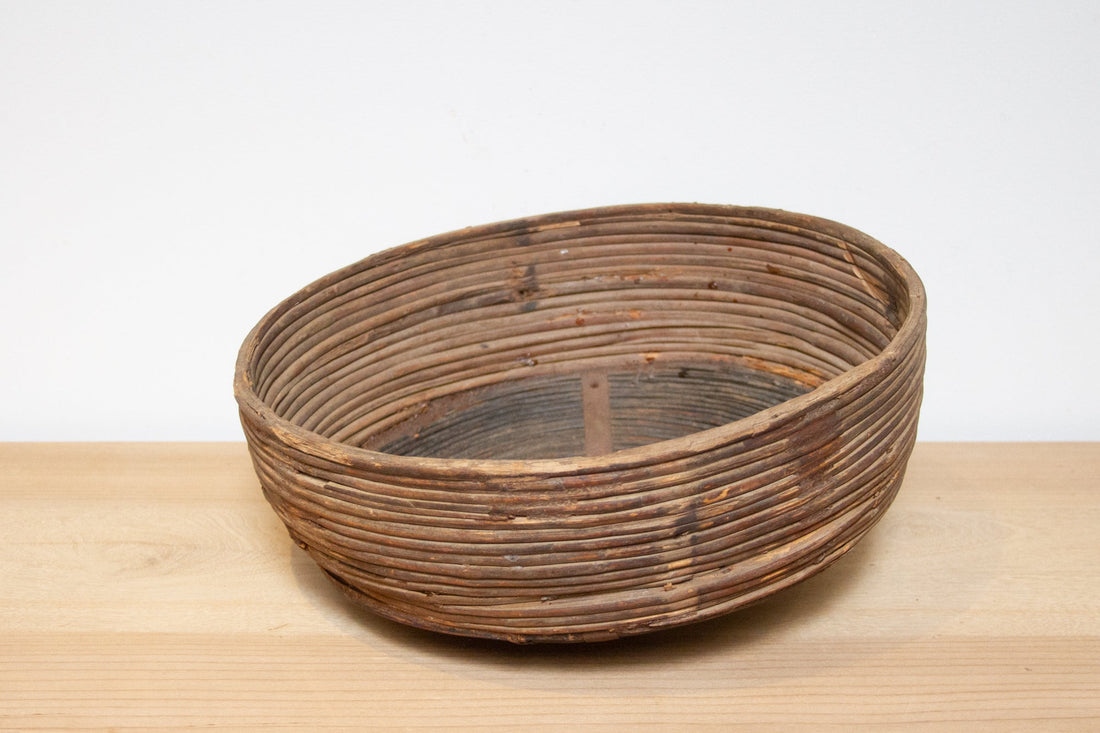Large Farmhouse Wicker Basket