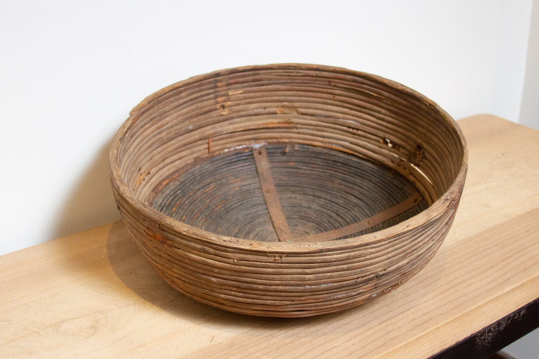 Large Farmhouse Wicker Basket