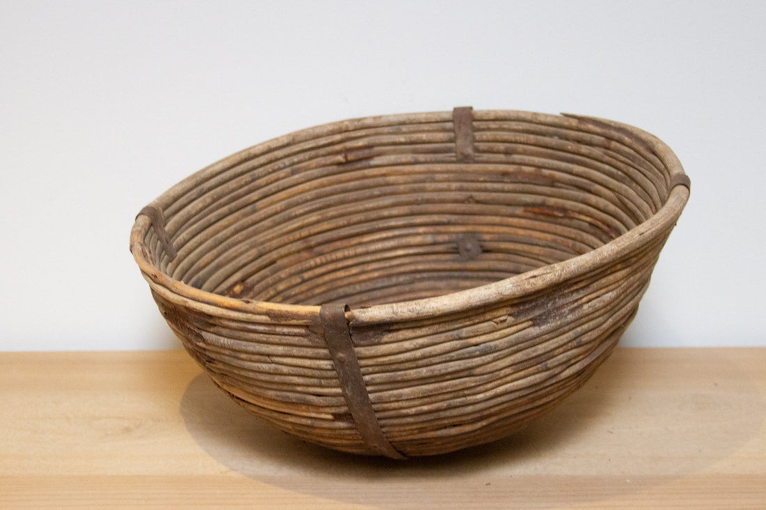 Large Farmhouse Tea Leaves Basket-Dooars