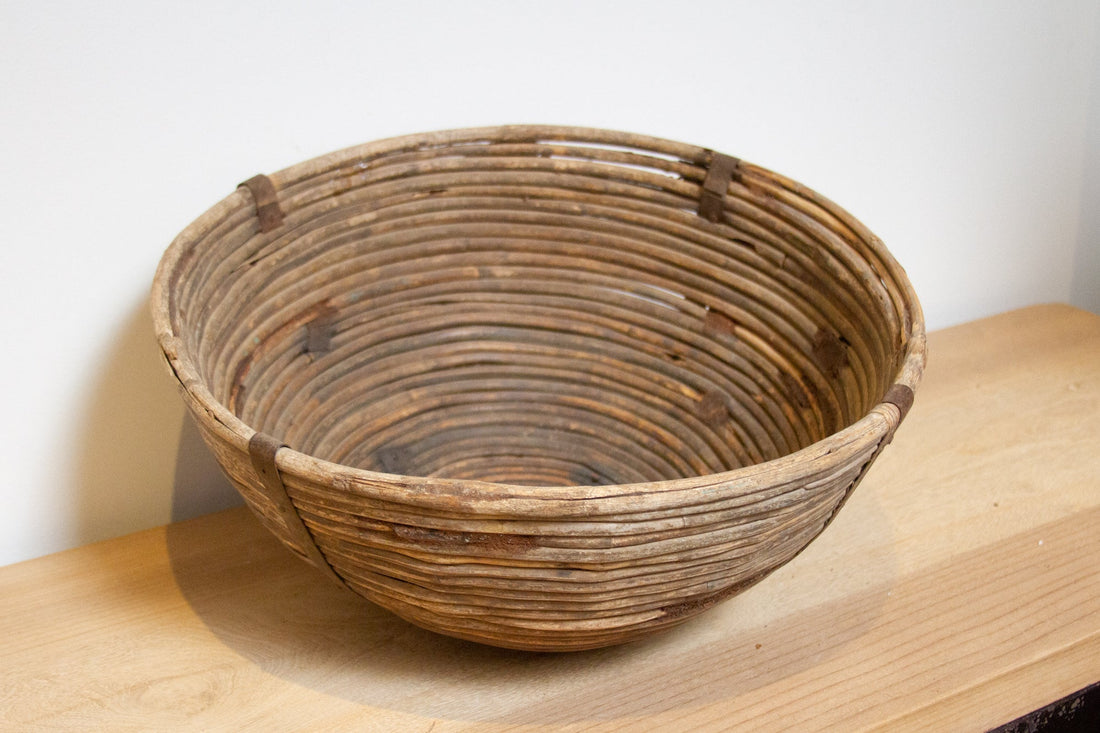 Large Farmhouse Tea Leaves Basket-Dooars