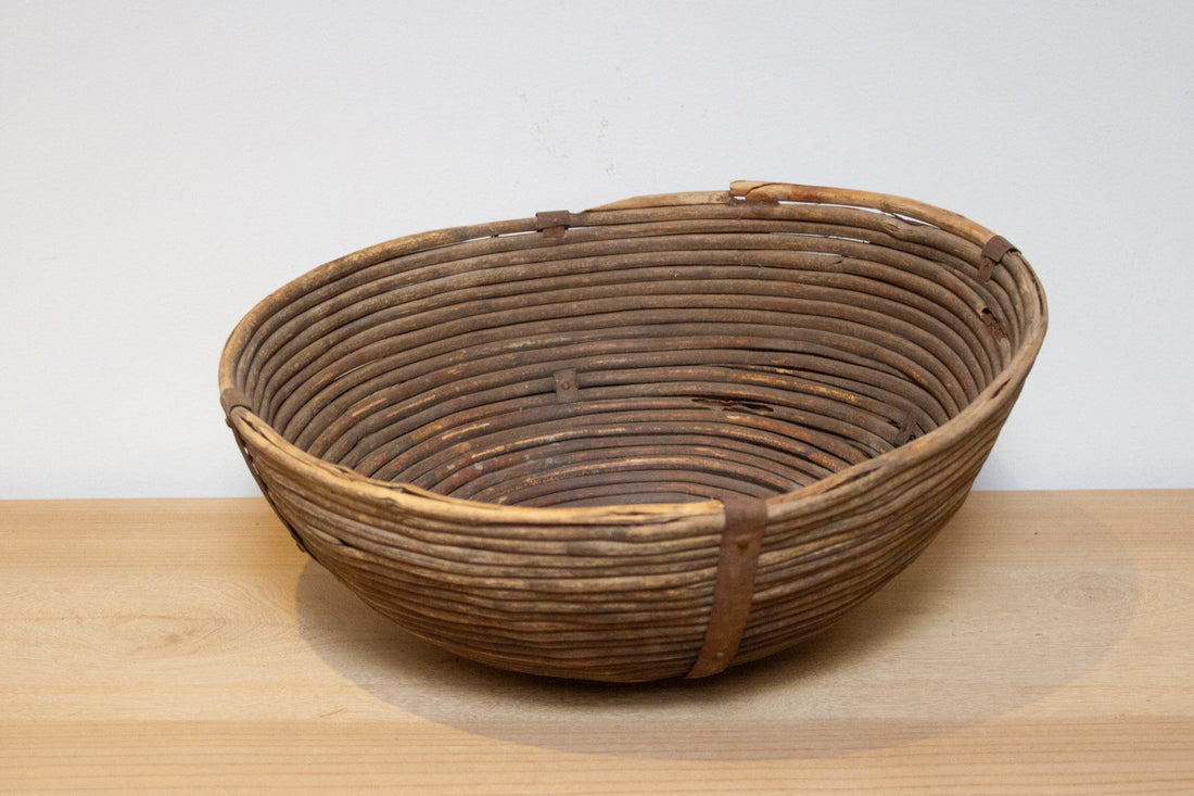 Large Farmhouse Tea Leaves Basket-Dooars