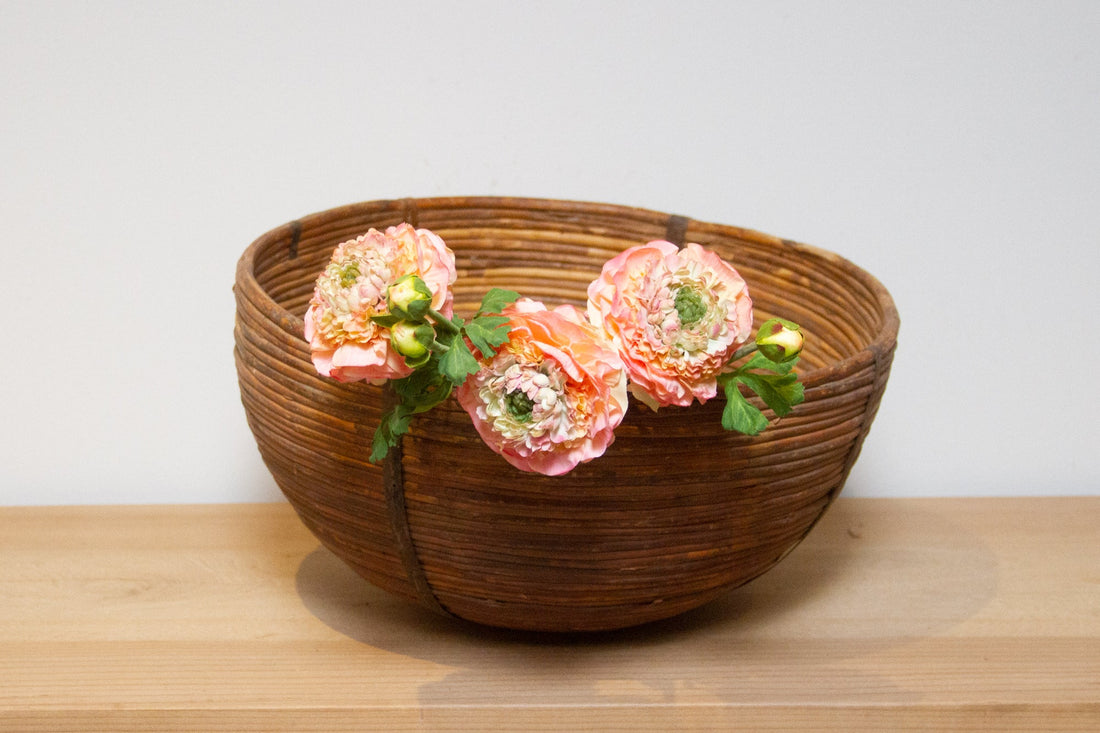 Tall Antique Rounded Basket-Durgapur