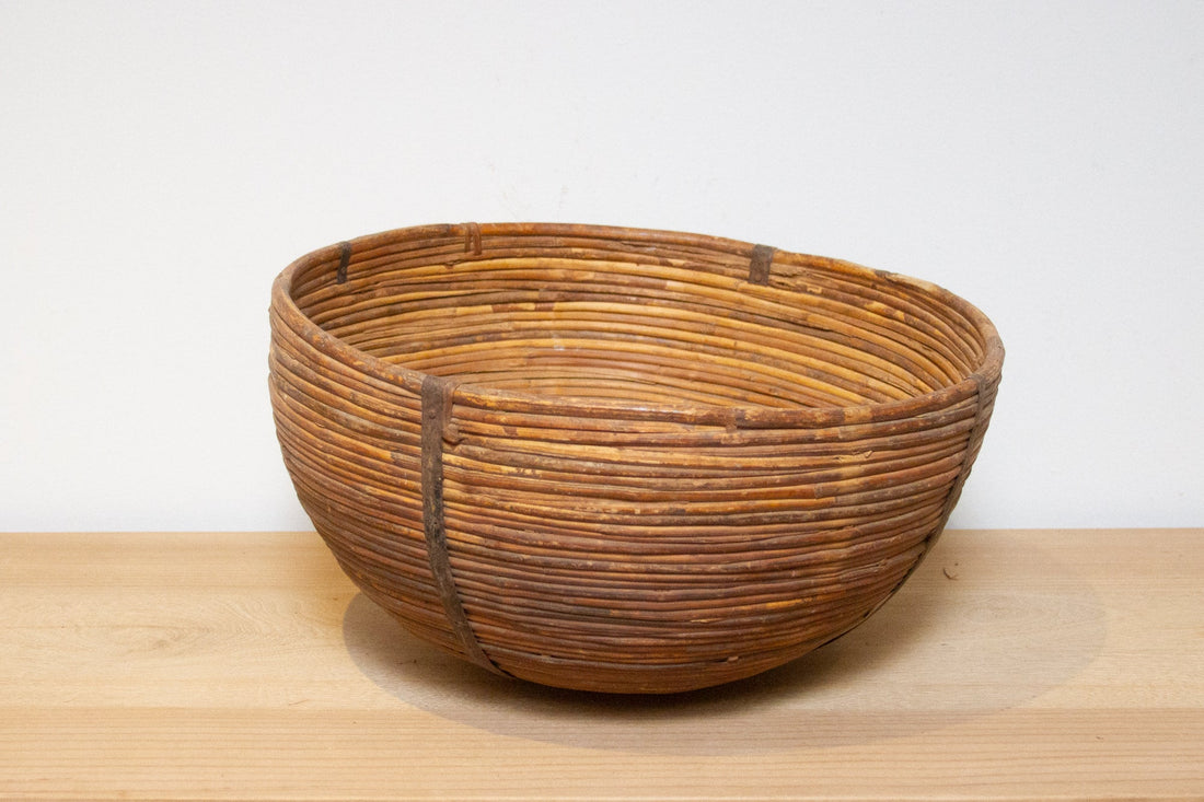 Tall Antique Rounded Basket-Durgapur