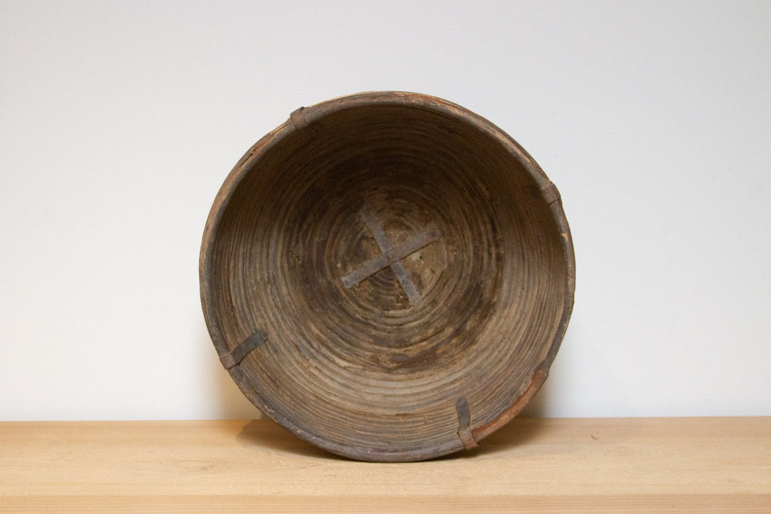 Large Indian Wicker Basket-Haldia