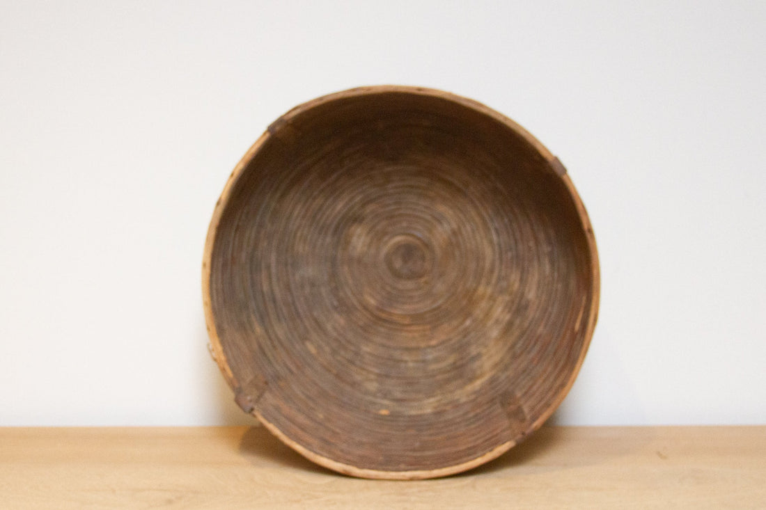 Wicker Vegatable Rounded Basket-Rachak