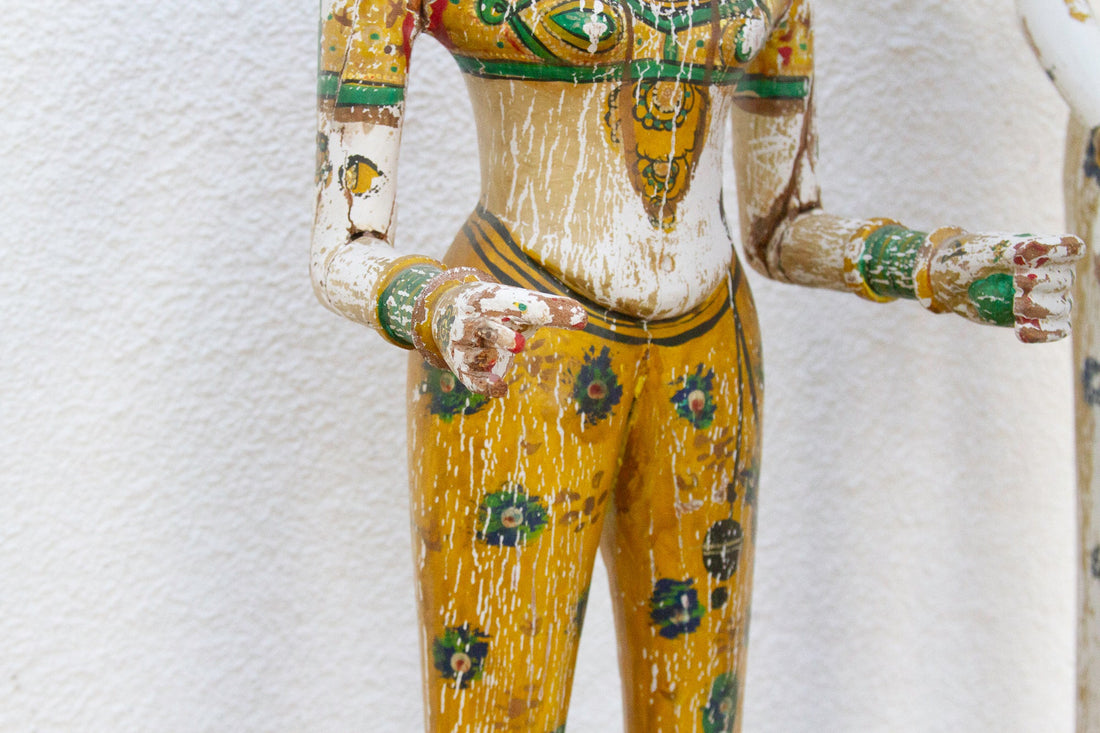Divine Pair of Antique Indian Gangaur Figure