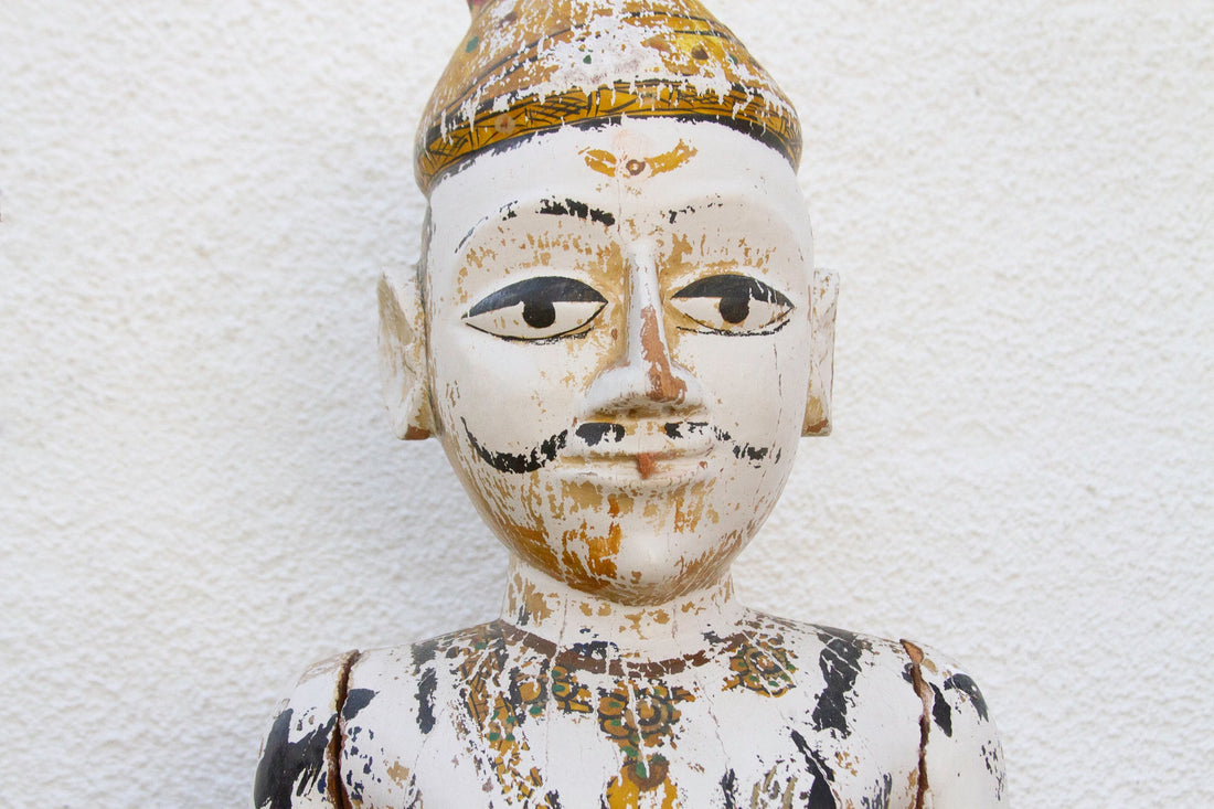 Divine Pair of Antique Indian Gangaur Figure